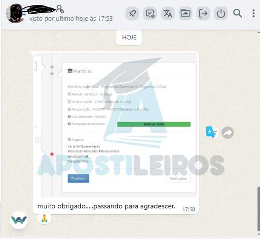 projeto de extensão nota máxima apostileiros