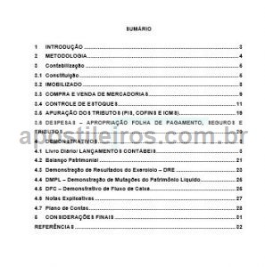 Estágio Comércio de Calçados e Acessorios.