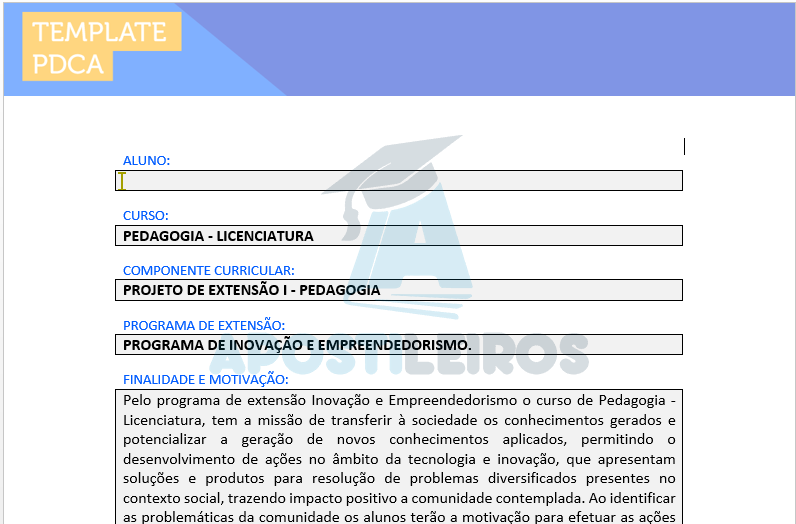 Total 122 Imagem Modelo De Projeto Educacional Vn 8656