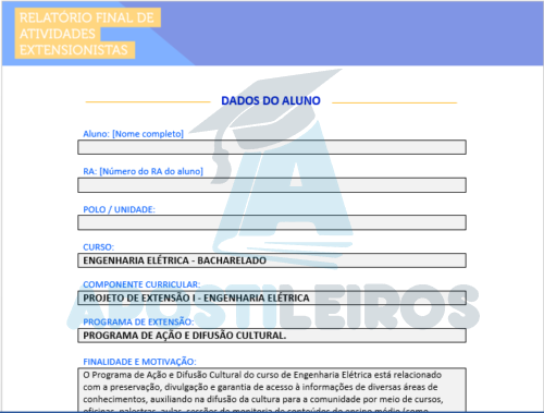 Projeto de Extensão I - Engenharia Elétrica