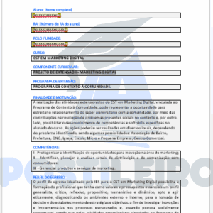 projeto de extensao i marketing digital