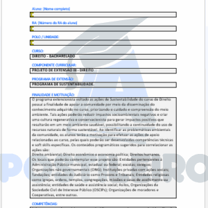 projeto de extensao III direito