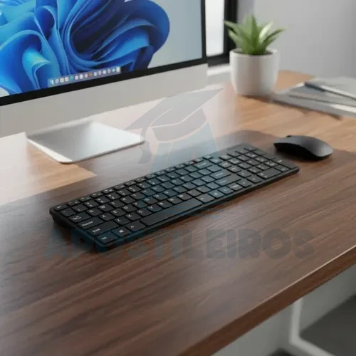 Kit teclado e mouse sem fio