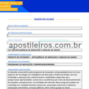 Projeto de Extensão I - Inteligência de Mercado e Análise de Dados