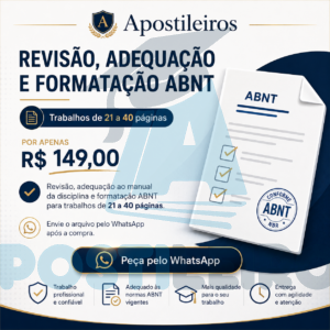 Revisão, Adequação e Formatação ABNT