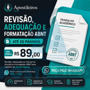 Revisão, Adequação e Formatação ABNT
