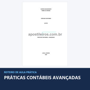 Roteiro Aula Prática Práticas Contábeis Avançadas - Indústria Recomeço