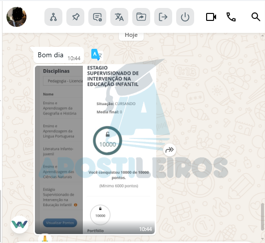 Portfólio Estágio Curricular de Intervenção na Educação Infantil Nota Máxima Unopar Anhanguera Apostileiros